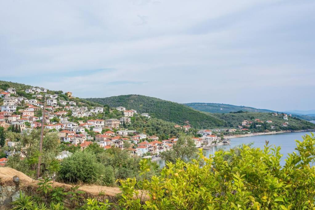Seaside House With View Over Pagasitikos Afissos Exterior photo